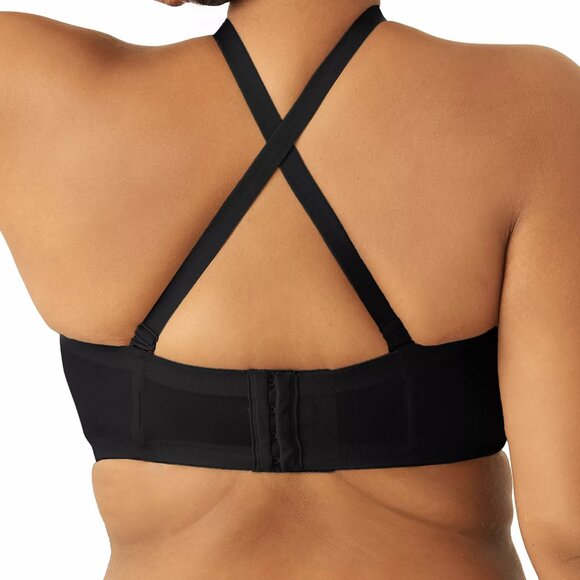 NWT Wacoal Red Carpet Women's Full Figure Underwire Strapless Bra, Black, 34DD - Picture 3 of 9